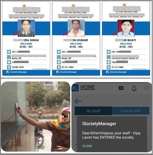 Maid Management Smart Card